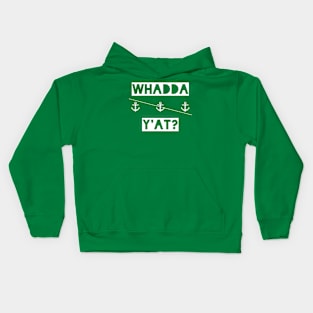 Whadda Y&amp;#39;at? || Newfoundland and Labrador || Gifts || Souvenirs || Clothing Kids Hoodie